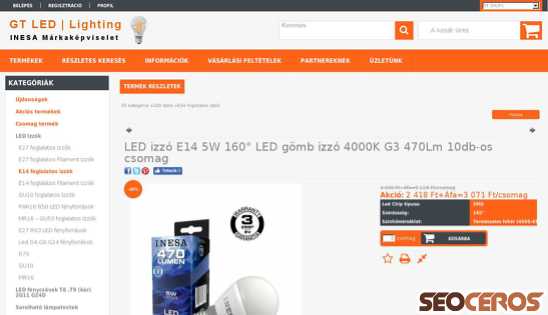 gtled.eu/LED-izzo-E14-5W-160-LED-gomb-izzo-4000K-G3-470Lm-1 desktop Vorschau