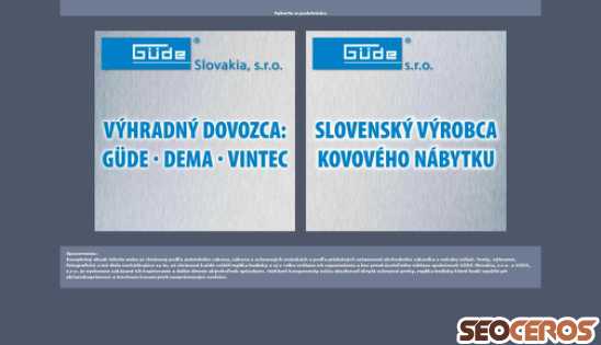 gude.sk desktop előnézeti kép