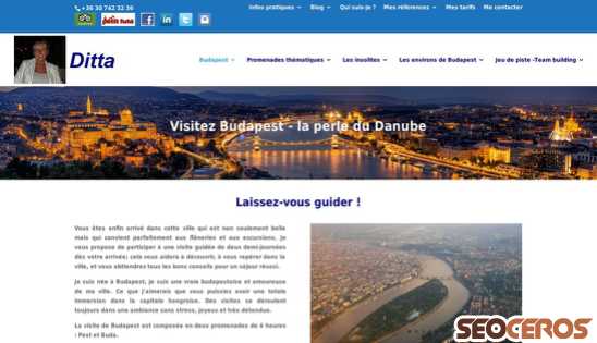 guide-francophone-budapest.com desktop Vorschau