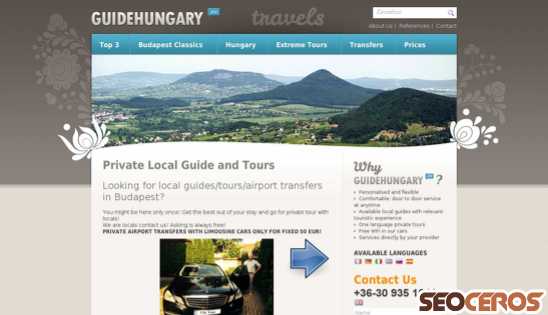 guidehungary.eu desktop förhandsvisning