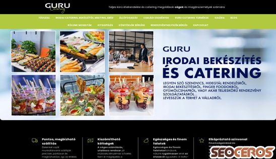 gurucatering.hu desktop náhľad obrázku