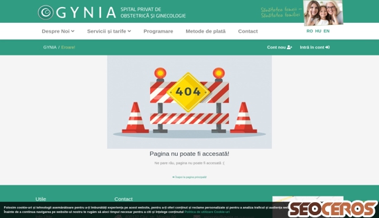 gynia.ro/oldalak/klinikai-szemelyzete desktop vista previa
