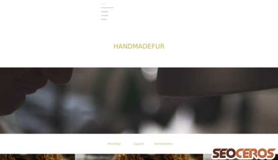 handmadefur.hu desktop previzualizare