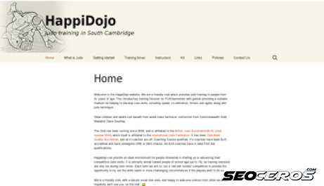 happidojo.co.uk desktop förhandsvisning