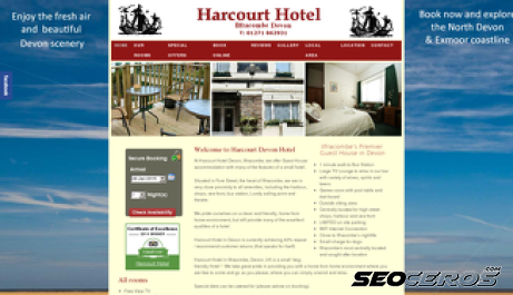 harcourthotel.co.uk desktop előnézeti kép