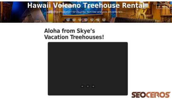 hawaiivolcanotreehouse.wordpress.com desktop Vorschau