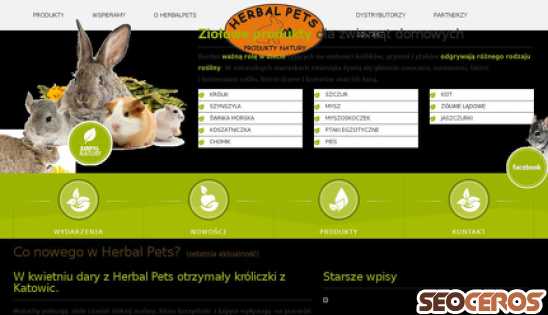 herbalpets.pl desktop előnézeti kép