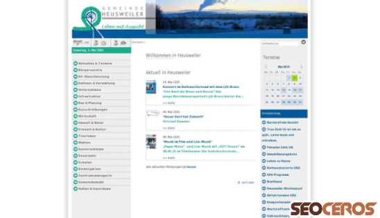 heusweiler.de desktop náhľad obrázku