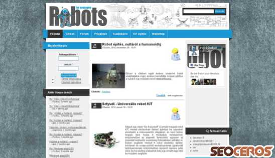 hobbirobot.hu desktop előnézeti kép