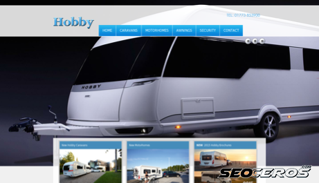 hobbycaravans.co.uk desktop preview