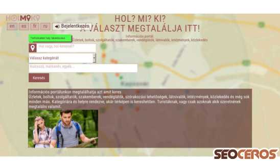 holmiki.hu desktop előnézeti kép
