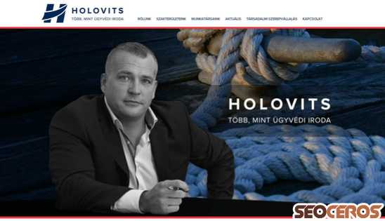 holovits.com desktop előnézeti kép