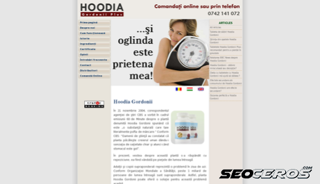 hoodiagordoniiplus.ro desktop náhľad obrázku