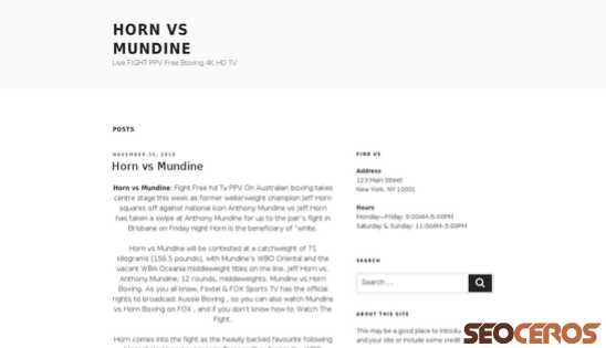 hornvsmundine.org desktop preview