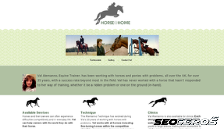 horseathome.co.uk desktop Vorschau