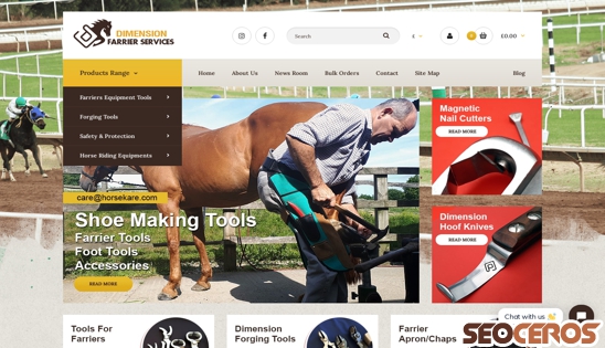 horsekare.com desktop preview