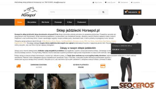 horsepol.pl desktop obraz podglądowy