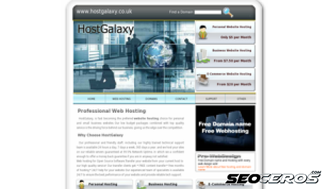 hostgalaxy.co.uk desktop náhľad obrázku