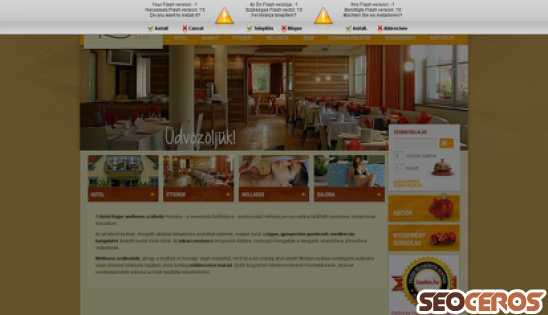 hotel-kager.hu desktop náhled obrázku