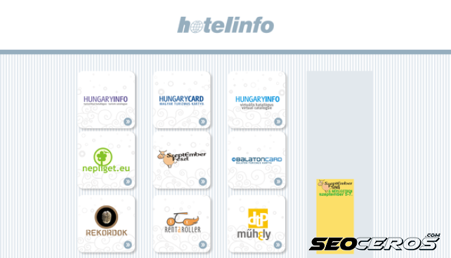 hotelinfo.hu desktop náhled obrázku