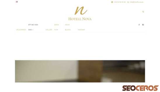 hotellnova.se/erbjudanden desktop Vista previa