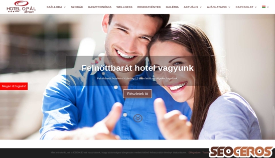 hotelopal.hu desktop náhľad obrázku