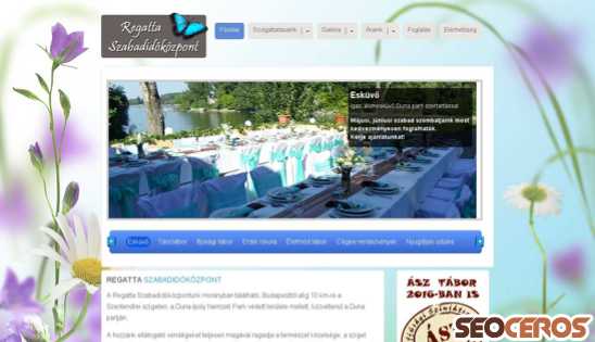 hotelregatta.hu desktop náhľad obrázku