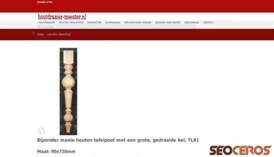 houtdraaier-meester.nl/product/bijzonder-mooie-houten-tafelpoot-met-een-grote-gedraaide-bol-tl81 desktop Vista previa