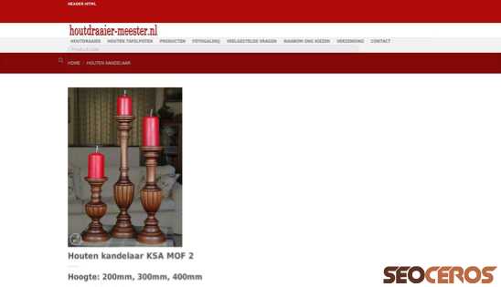 houtdraaier-meester.nl/product/houten-kandelaar-ksa-mof-2 desktop preview