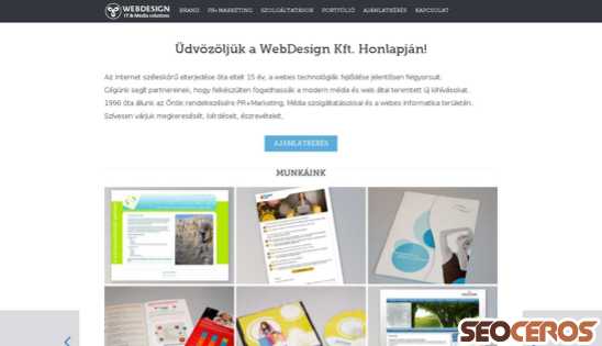 webdesign.hu desktop förhandsvisning