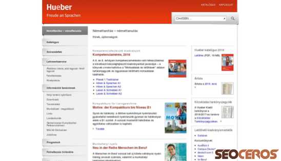 hueber.hu desktop előnézeti kép