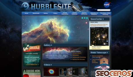 hubblesite.org desktop förhandsvisning