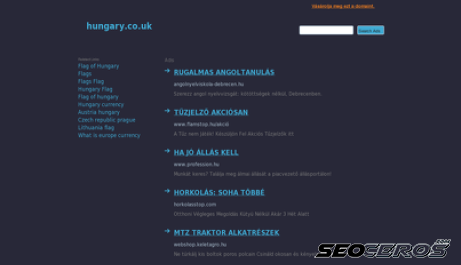 hungary.co.uk desktop förhandsvisning
