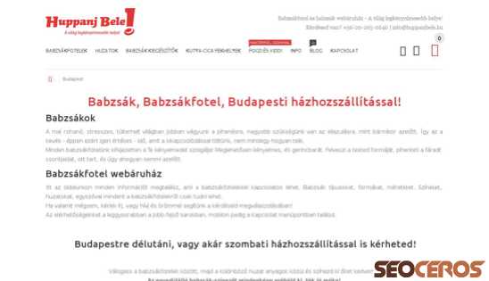 huppanjbele.hu/pages/budapest desktop előnézeti kép
