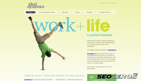 idealdynamics.co.uk desktop náhľad obrázku