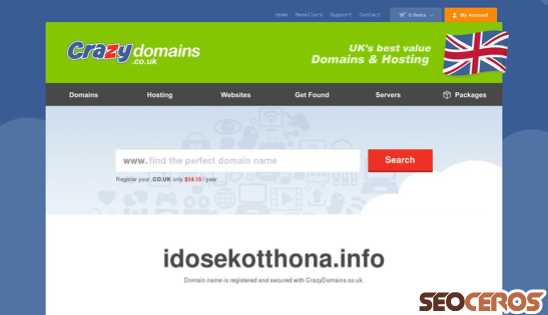 idosekotthona.info desktop förhandsvisning