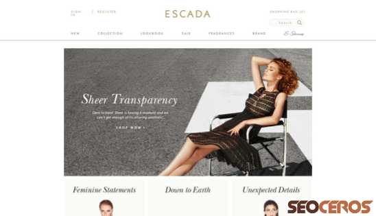 escada.com desktop náhľad obrázku