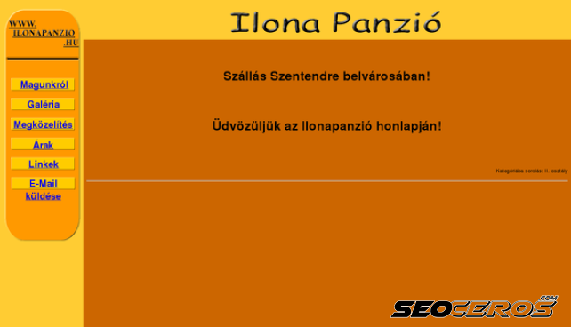 ilonapanzio.hu desktop előnézeti kép