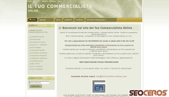 iltuocommercialista.com desktop förhandsvisning