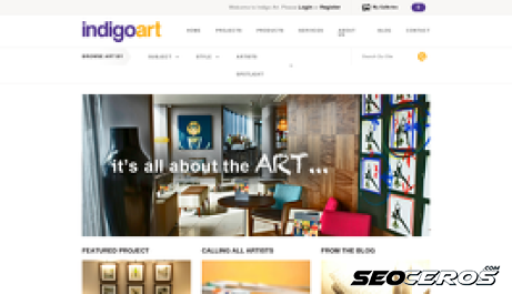 indigoart.co.uk desktop náhled obrázku