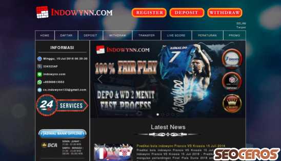 indowynn.com desktop náhled obrázku