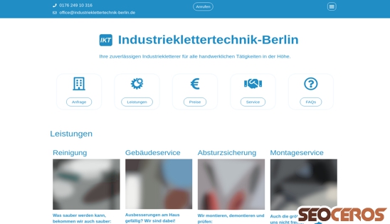 industrieklettertechnik-berlin.de desktop obraz podglądowy