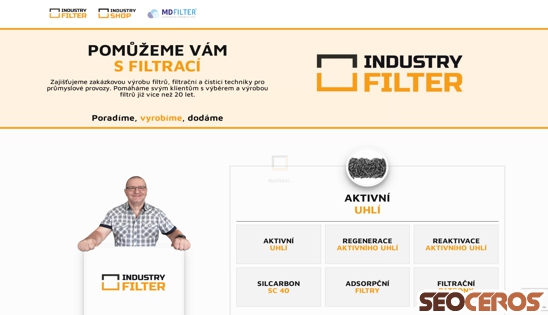 industry-filter.cz desktop náhled obrázku