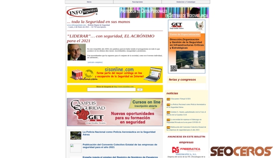 infoseguridad.com desktop náhľad obrázku