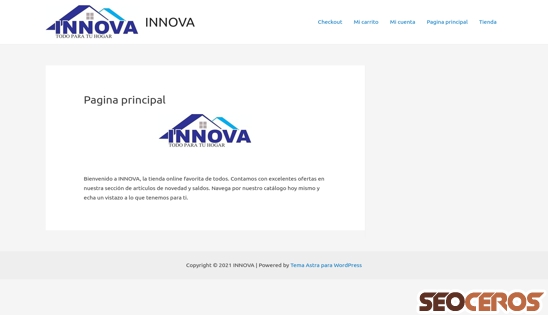 innova.scienceontheweb.net desktop förhandsvisning