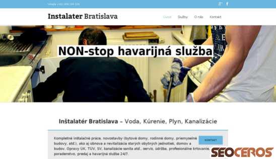 instalaterbratislava.sk desktop előnézeti kép