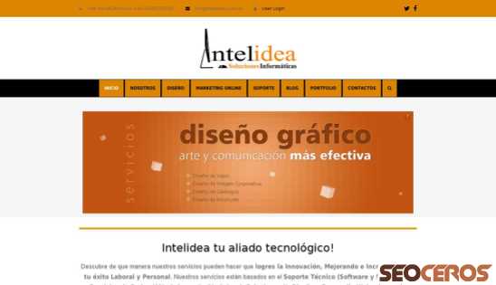 intelidea.com.ve desktop förhandsvisning
