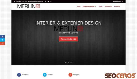 interier-merlin.sk desktop náhľad obrázku