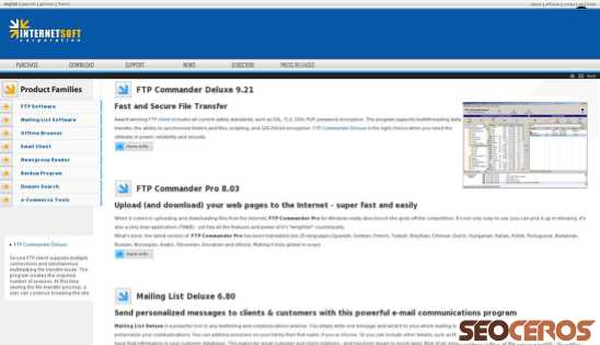 internet-soft.com desktop Vorschau
