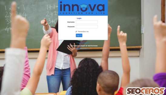 intranet2.innova.edu.in desktop previzualizare